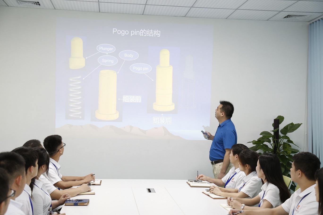 دبوس بوجو مصمم لحلول HMI الطبية