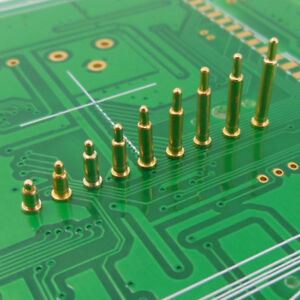 موصل Pogo Pin PCB المحمّل بنابض