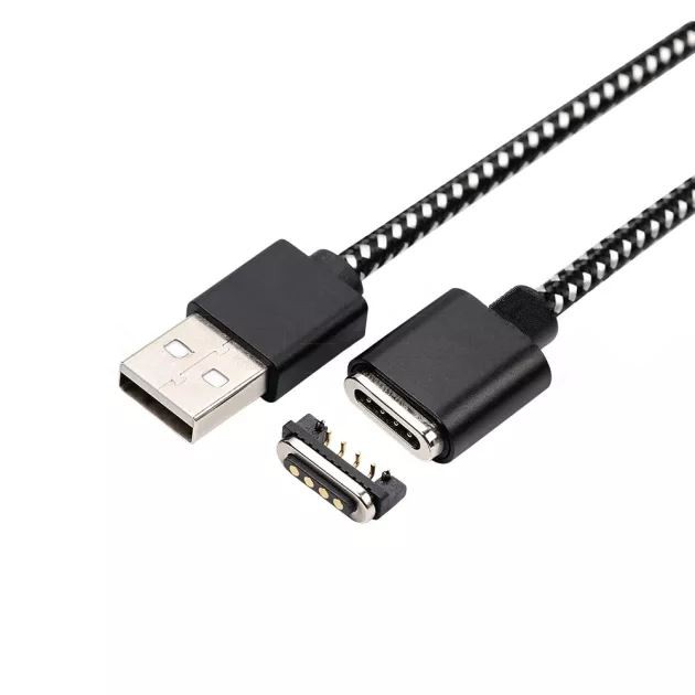4Pin USB كابل شحن دبوس بوجو المغناطيسي
