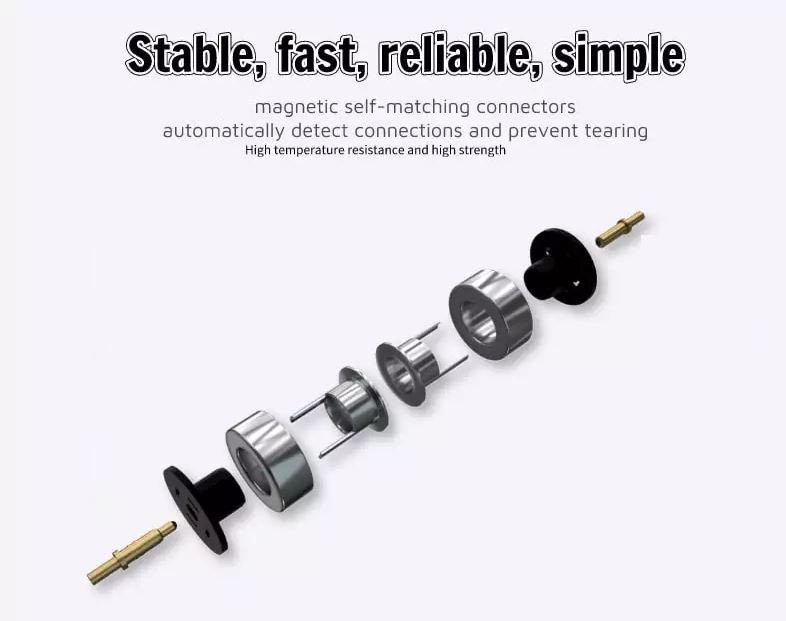 لدينا موصل دبوس بوجو المغناطيسي