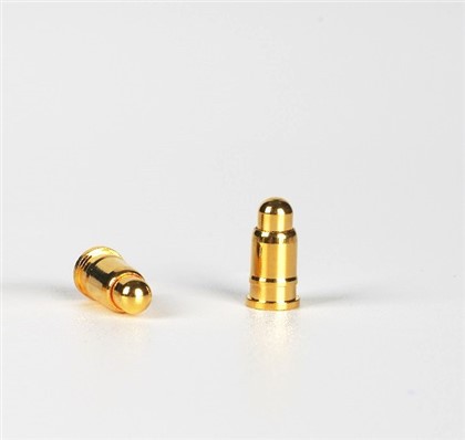 دبوس بوجو مطلي بالذهب محمل بنابض